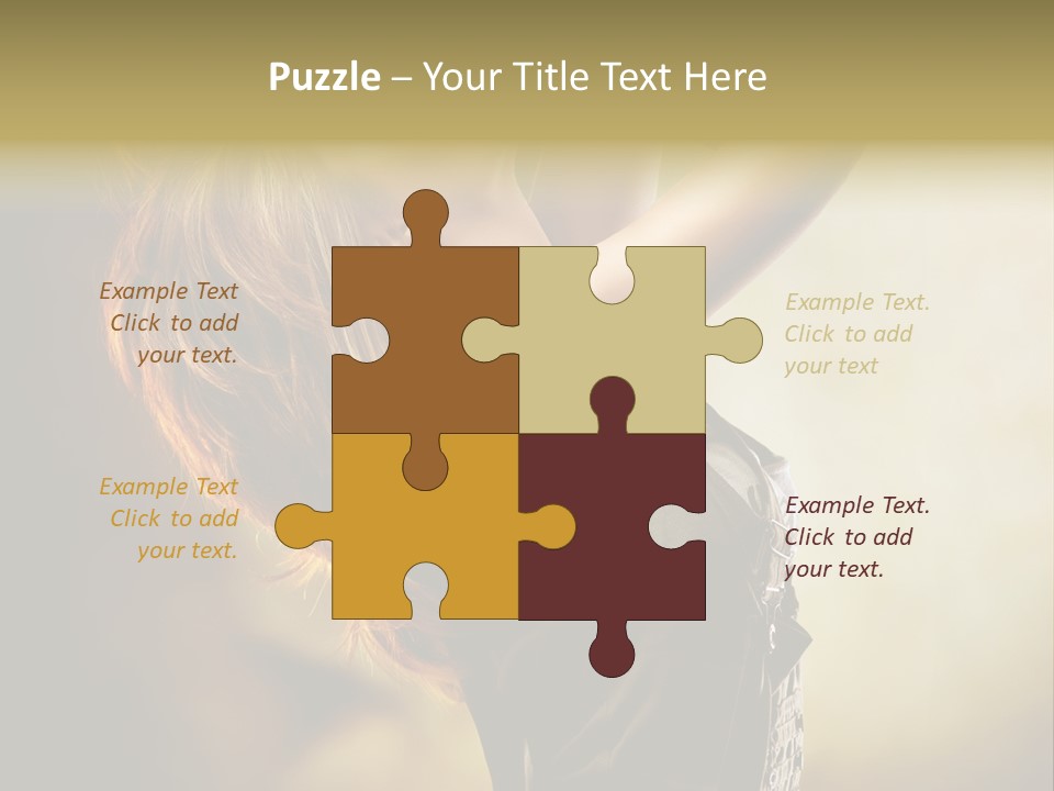 Portrait Light Elegance PowerPoint Template