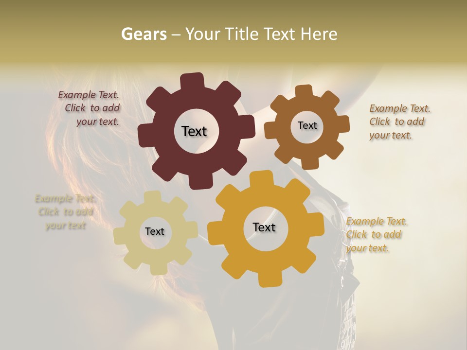 Portrait Light Elegance PowerPoint Template