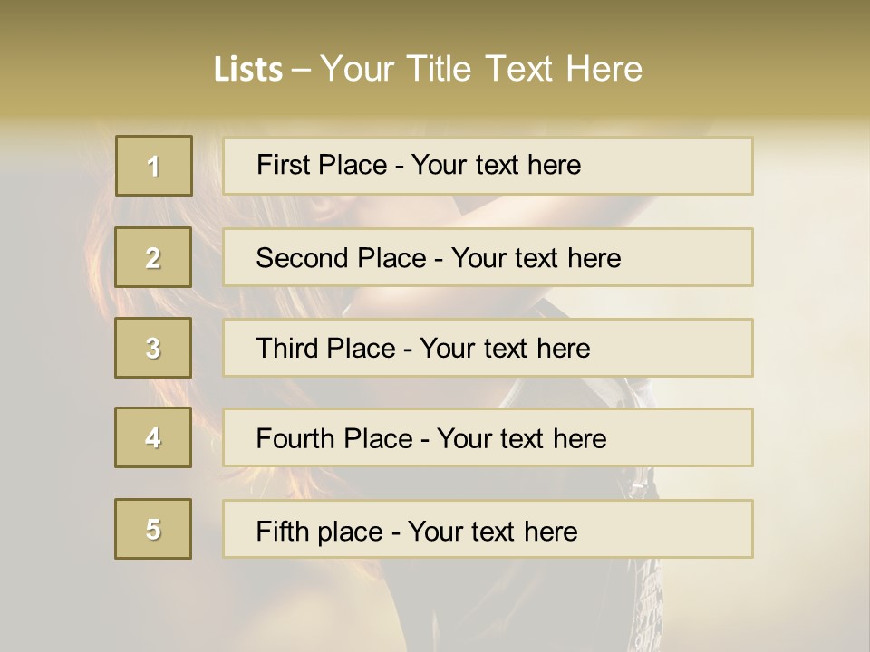 Portrait Light Elegance PowerPoint Template