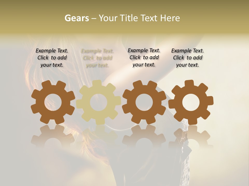 Portrait Light Elegance PowerPoint Template