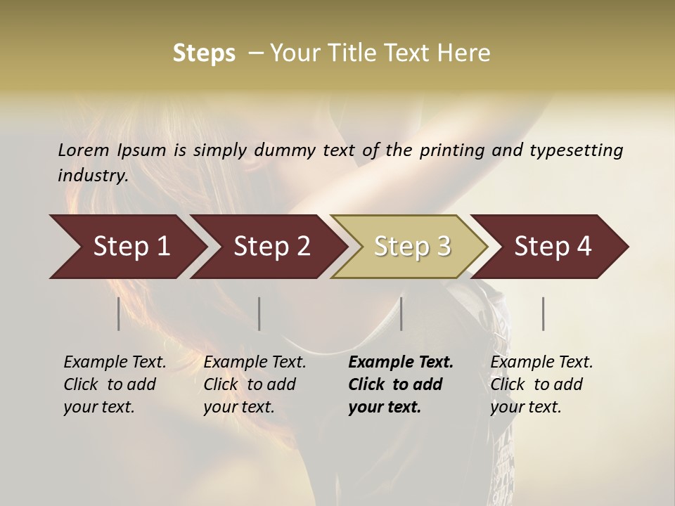 Portrait Light Elegance PowerPoint Template