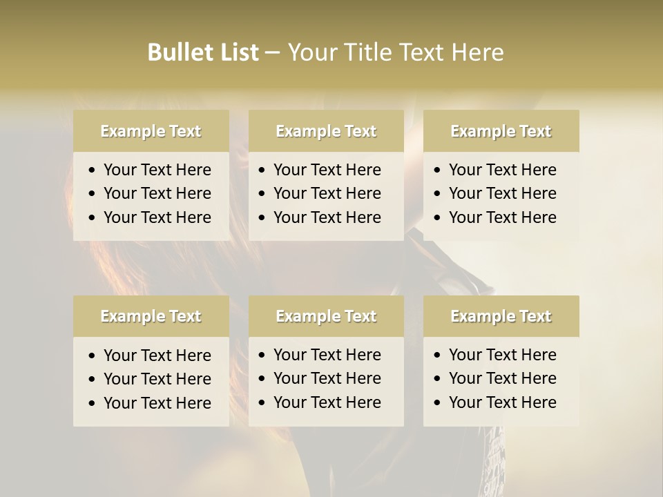 Portrait Light Elegance PowerPoint Template