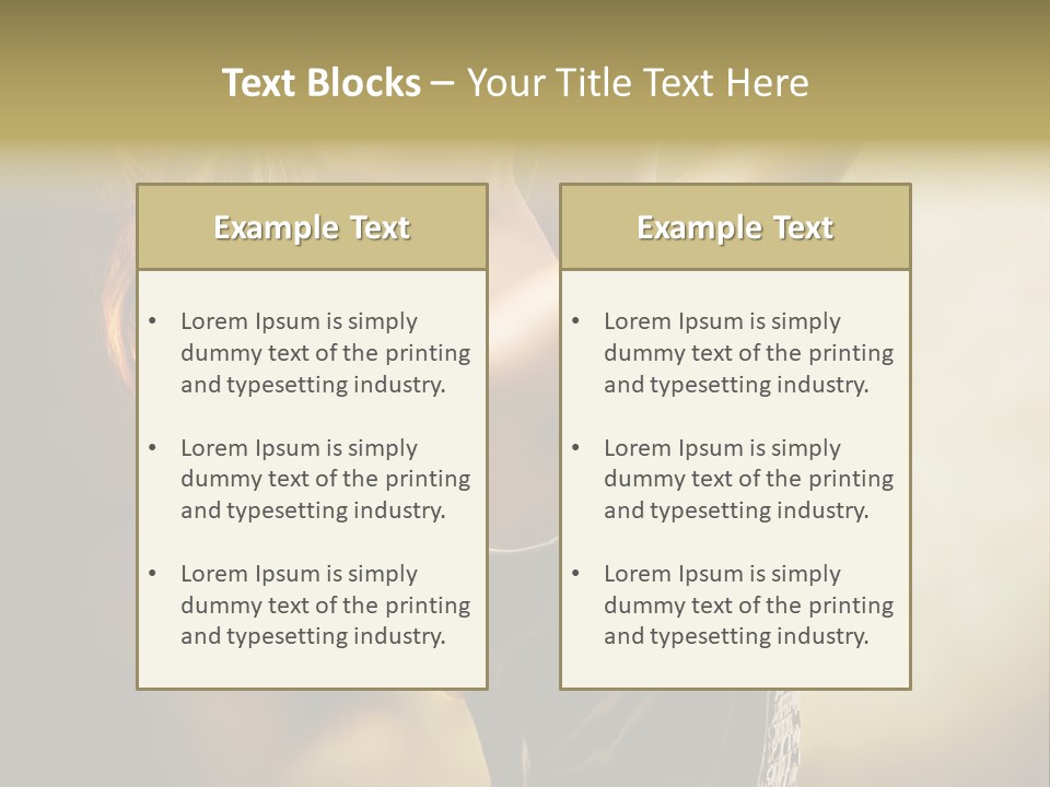 Portrait Light Elegance PowerPoint Template