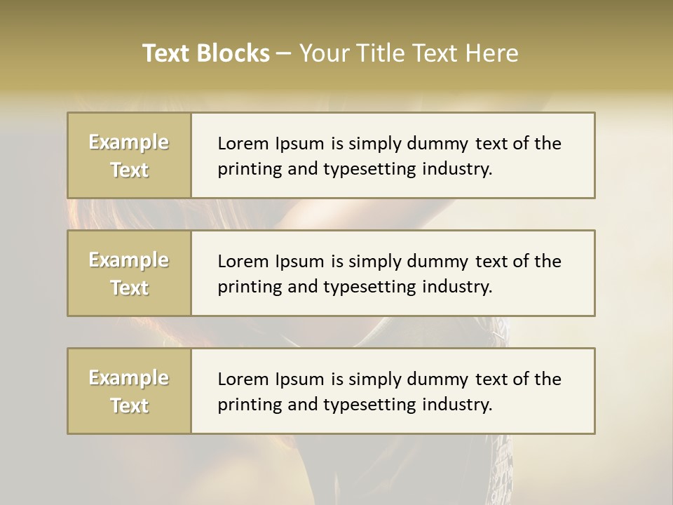 Portrait Light Elegance PowerPoint Template