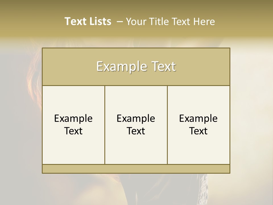 Portrait Light Elegance PowerPoint Template