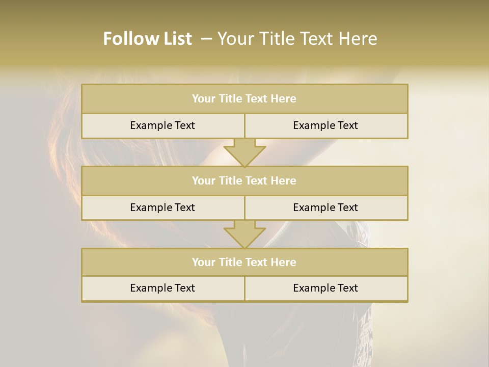 Portrait Light Elegance PowerPoint Template