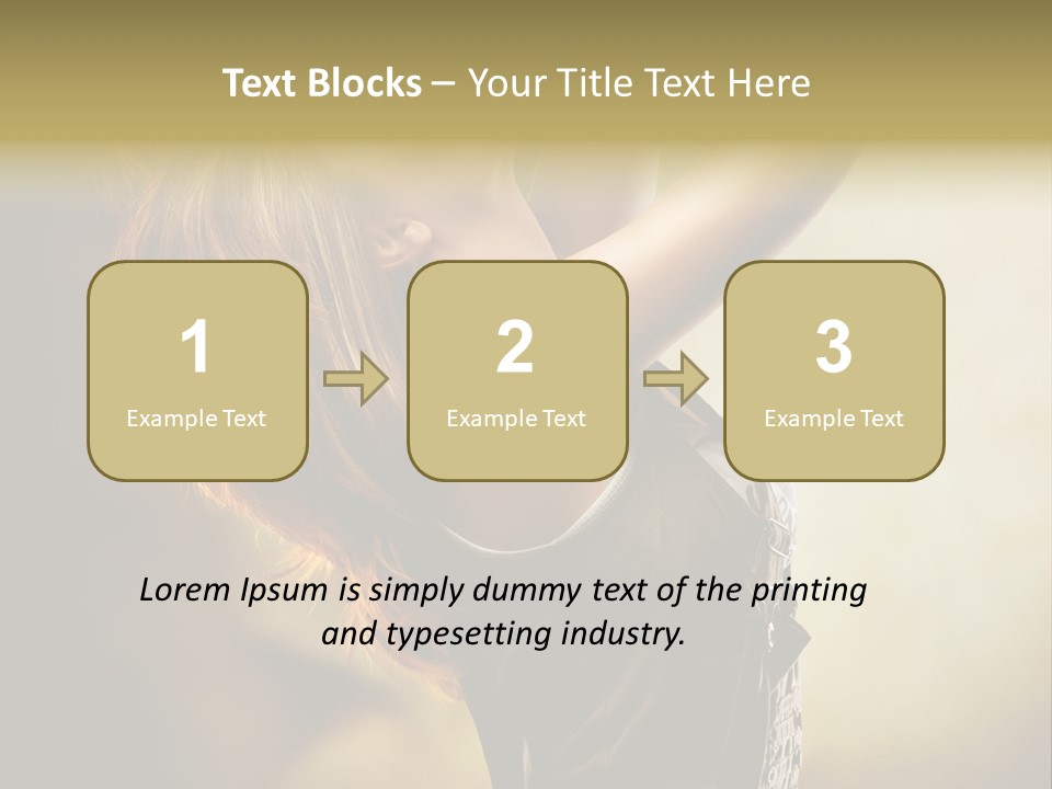 Portrait Light Elegance PowerPoint Template