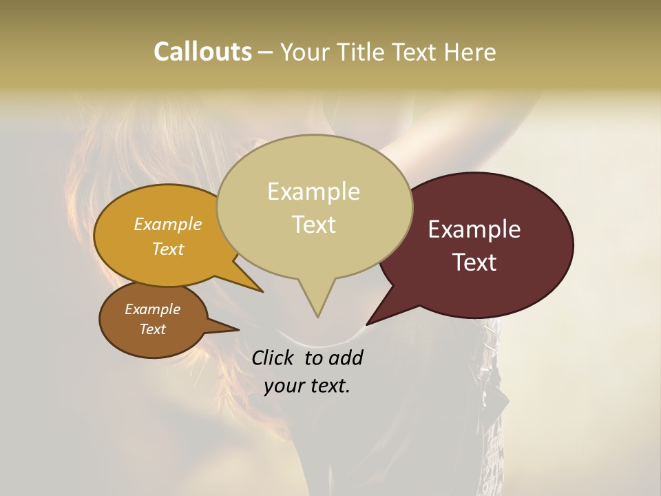 Portrait Light Elegance PowerPoint Template