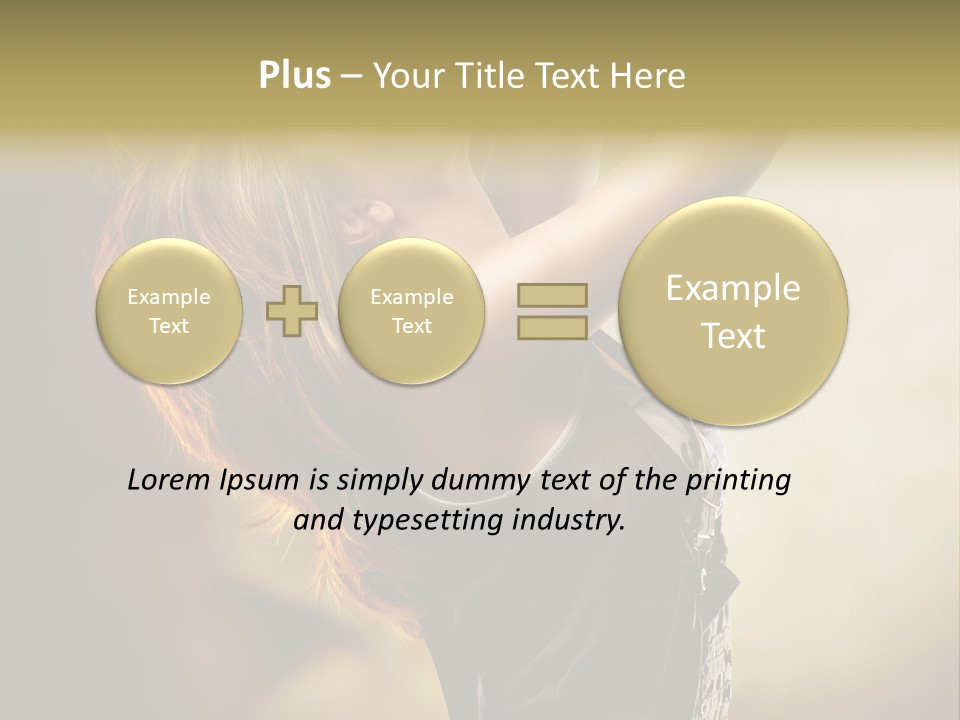 Portrait Light Elegance PowerPoint Template