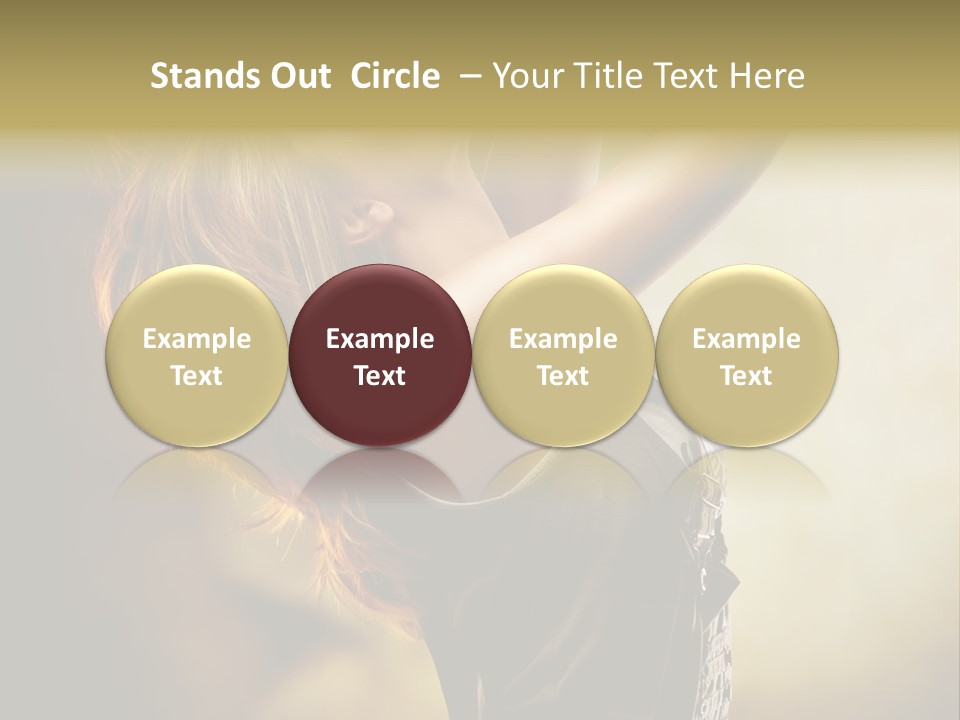 Portrait Light Elegance PowerPoint Template