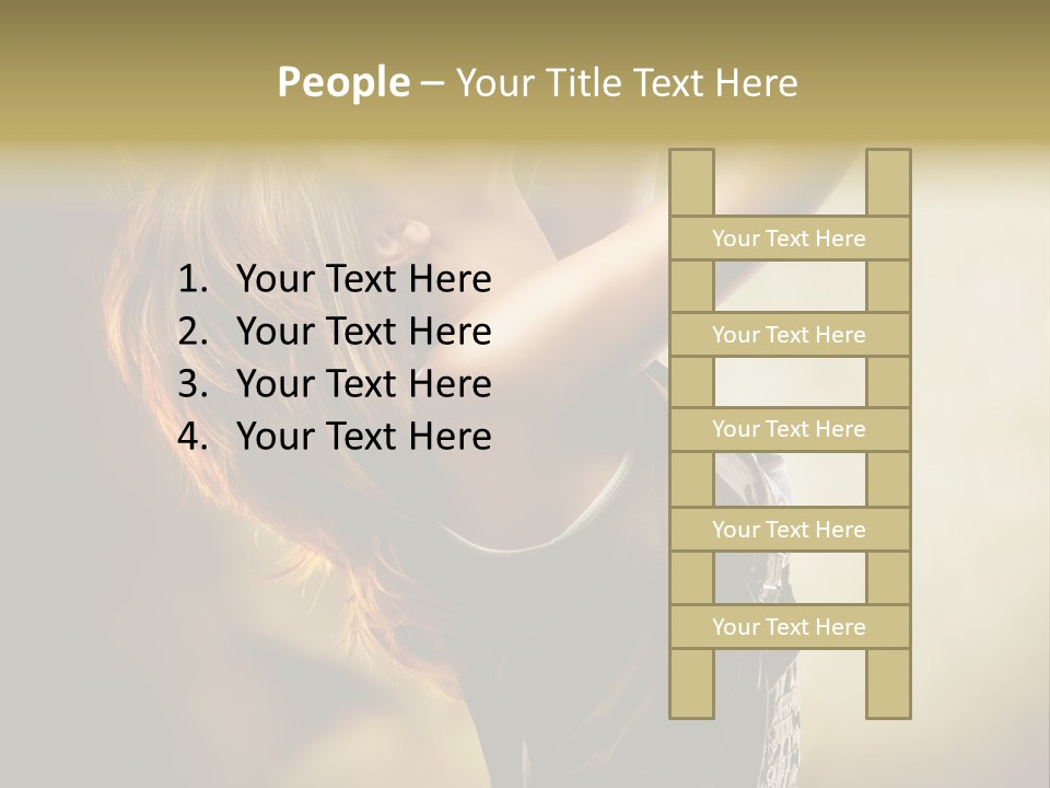 Portrait Light Elegance PowerPoint Template