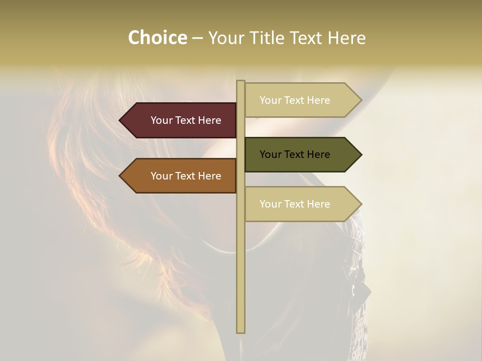 Portrait Light Elegance PowerPoint Template