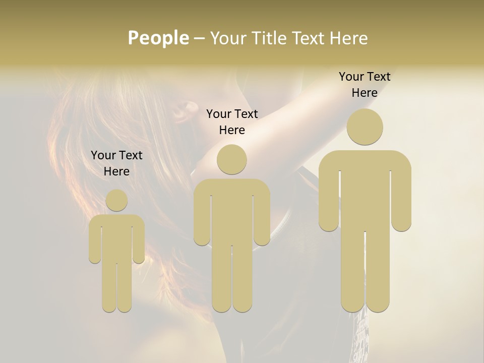 Portrait Light Elegance PowerPoint Template