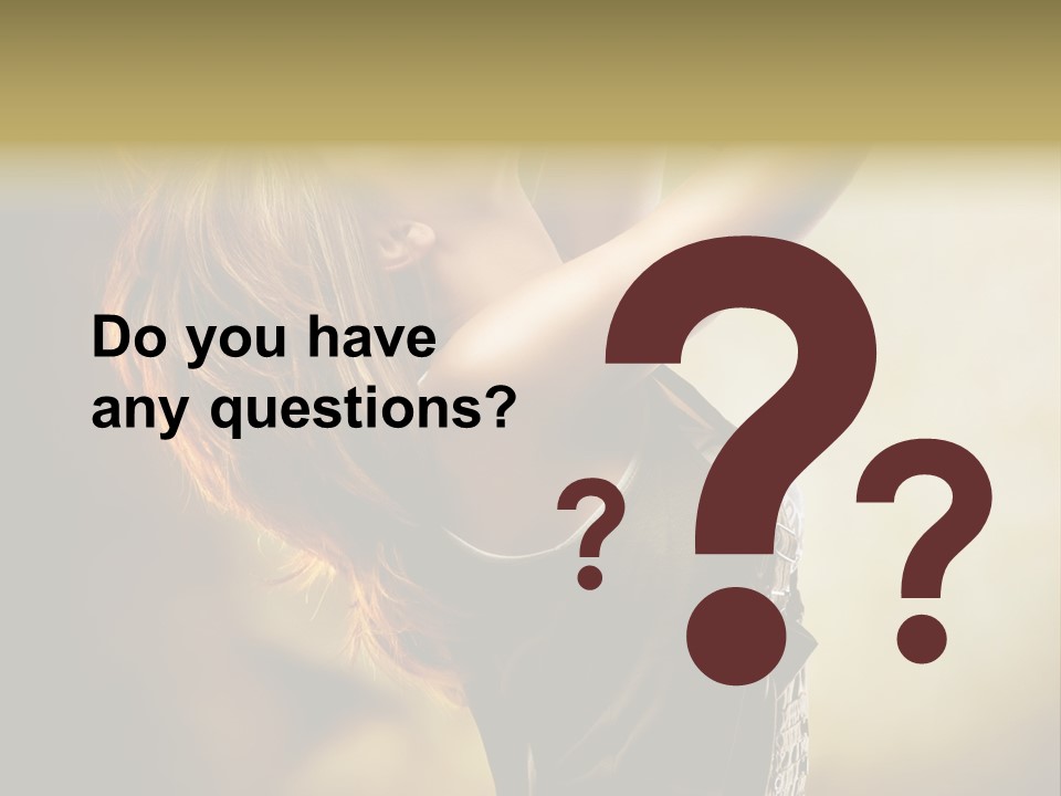 Portrait Light Elegance PowerPoint Template