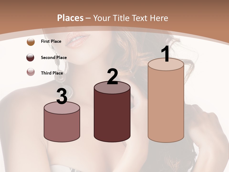 Cosmetics Face Person PowerPoint Template