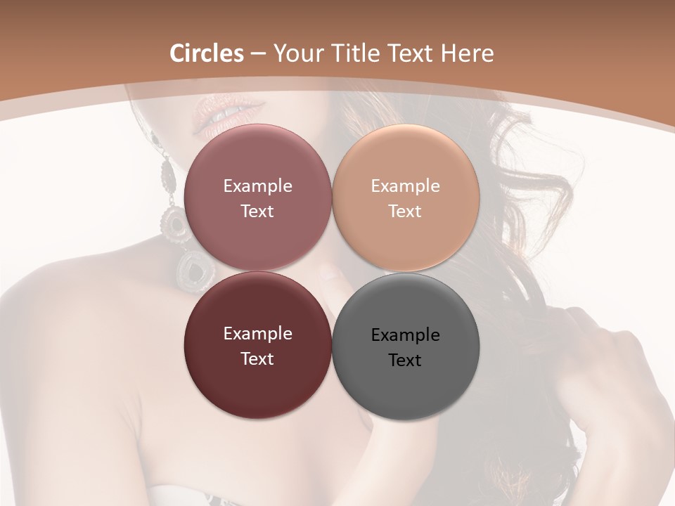 Cosmetics Face Person PowerPoint Template