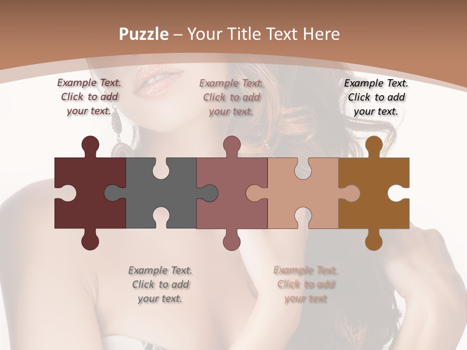 Cosmetics Face Person PowerPoint Template