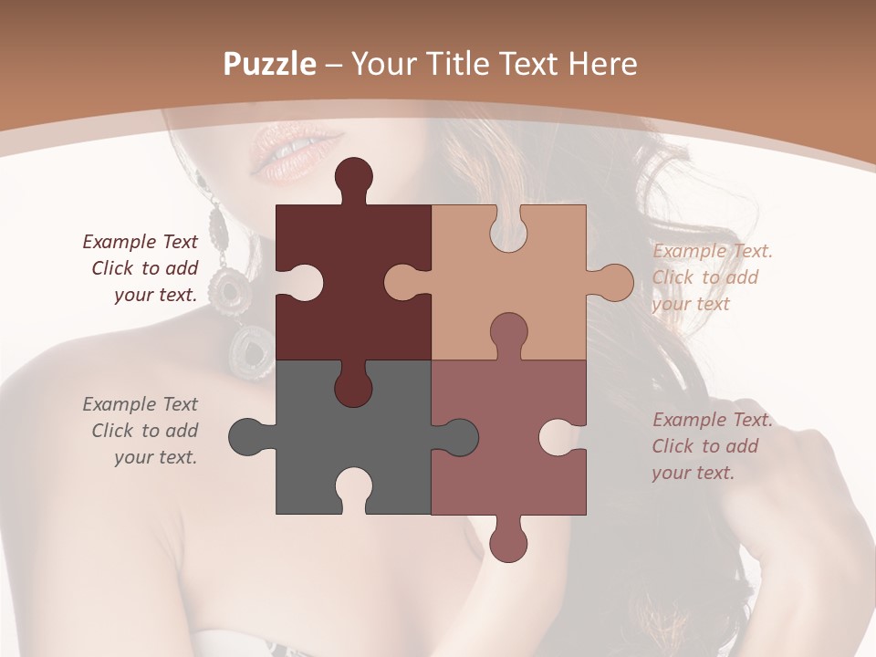 Cosmetics Face Person PowerPoint Template