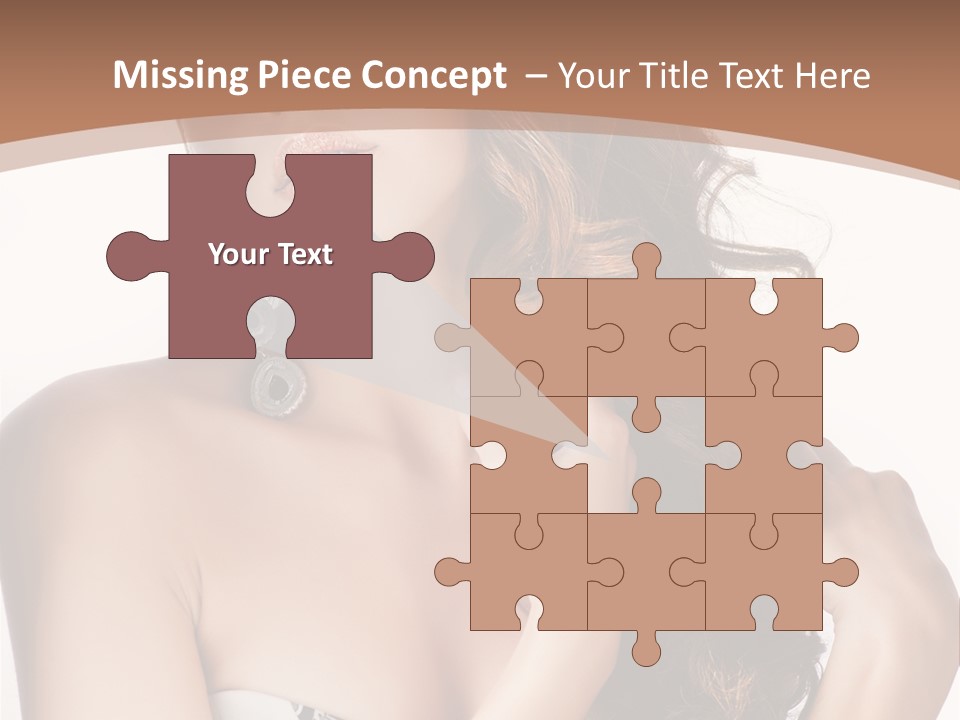 Cosmetics Face Person PowerPoint Template