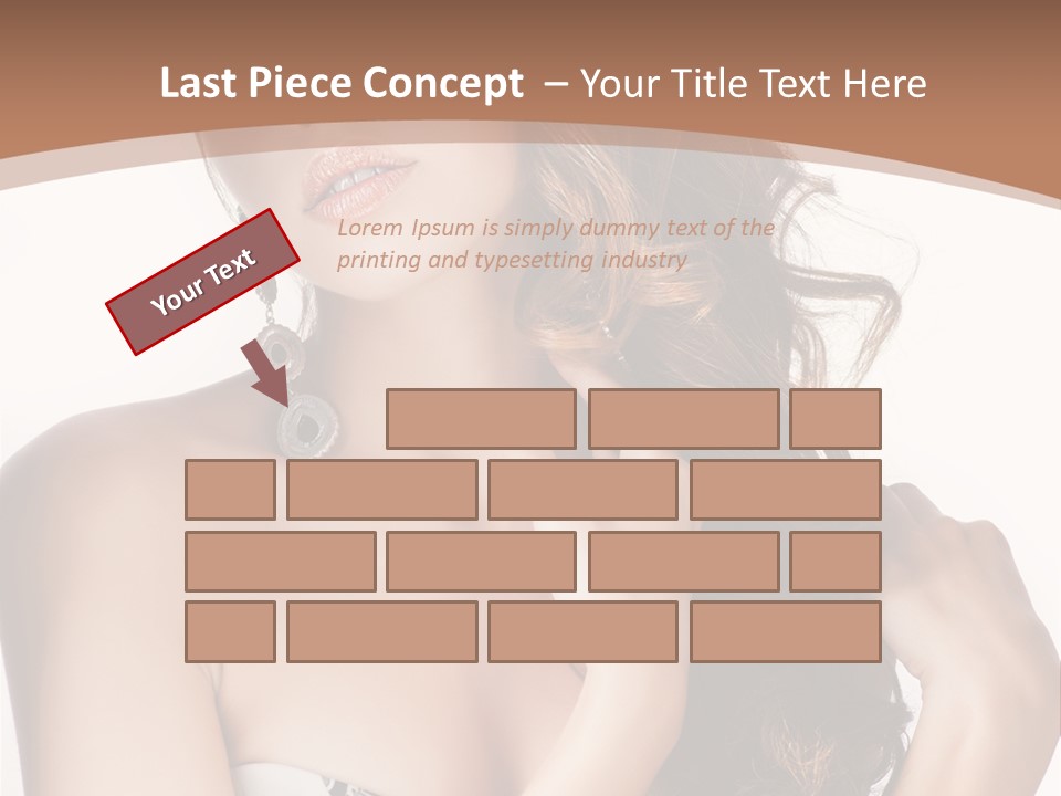 Cosmetics Face Person PowerPoint Template