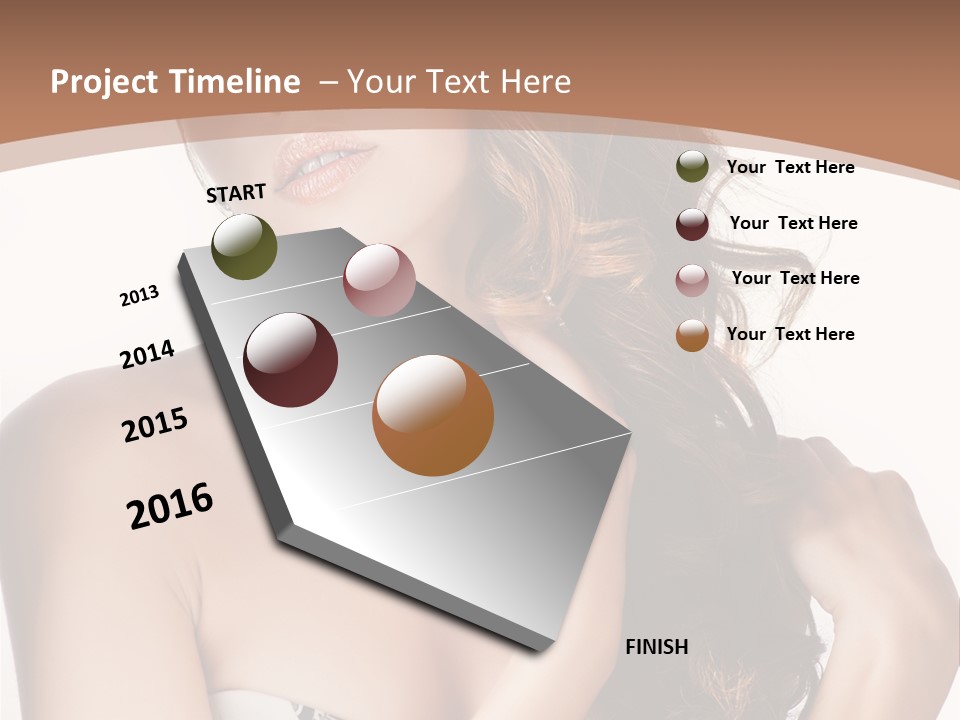 Cosmetics Face Person PowerPoint Template