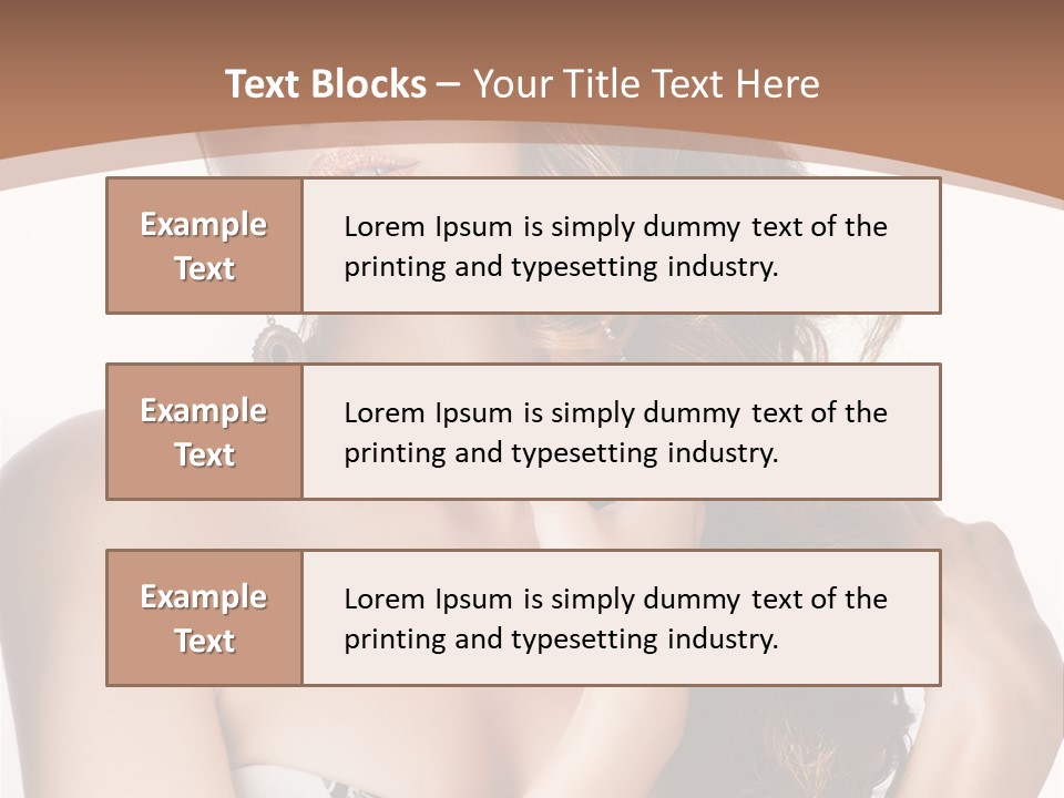 Cosmetics Face Person PowerPoint Template