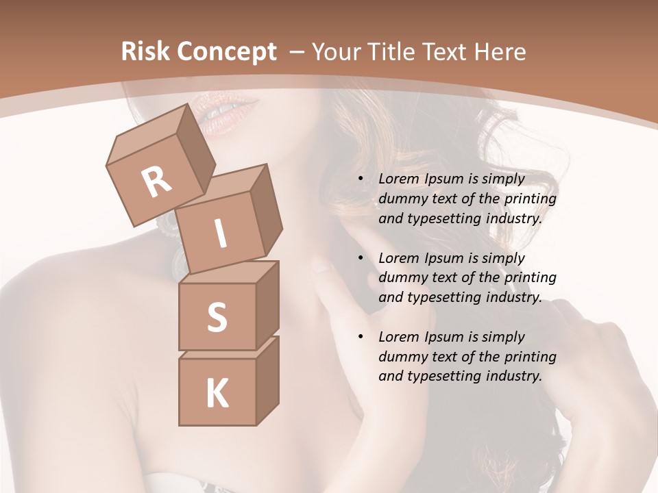 Cosmetics Face Person PowerPoint Template