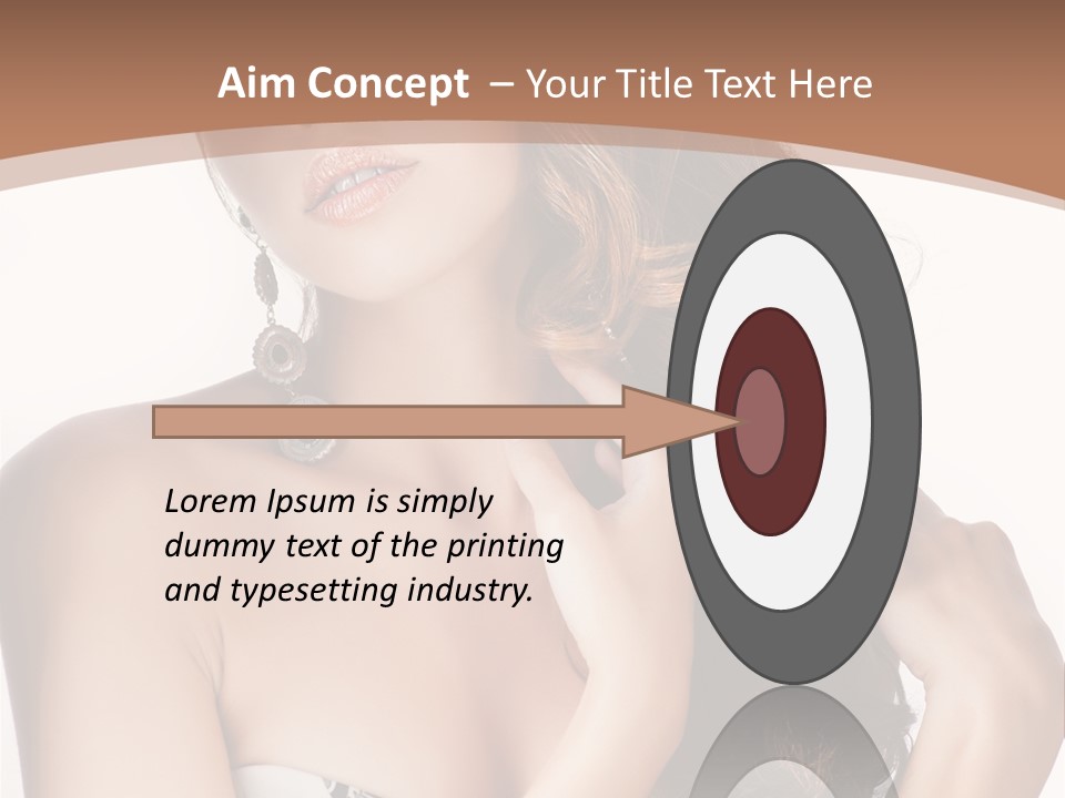 Cosmetics Face Person PowerPoint Template