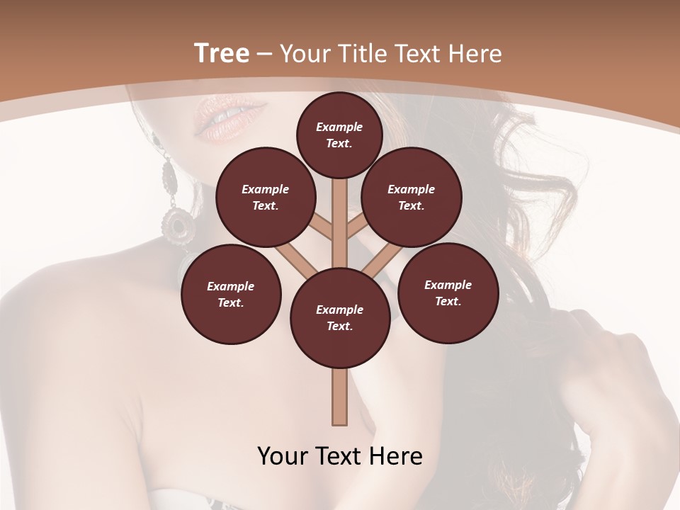 Cosmetics Face Person PowerPoint Template