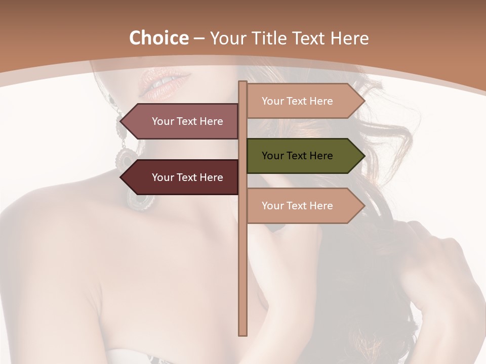 Cosmetics Face Person PowerPoint Template