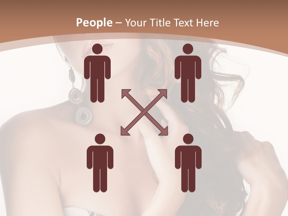 Cosmetics Face Person PowerPoint Template