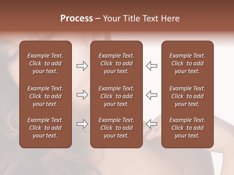 Woman Jewellery Brunette PowerPoint Template