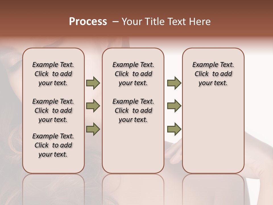 Woman Jewellery Brunette PowerPoint Template