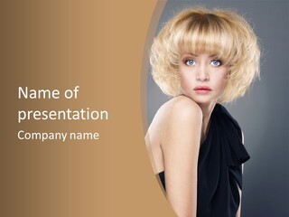 Bewitch Fashion Hair PowerPoint Template