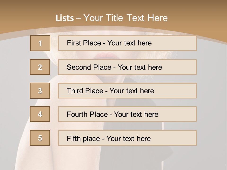 Bewitch Fashion Hair PowerPoint Template