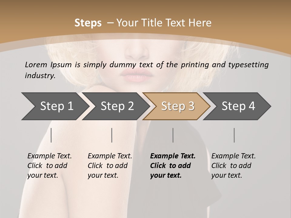 Bewitch Fashion Hair PowerPoint Template