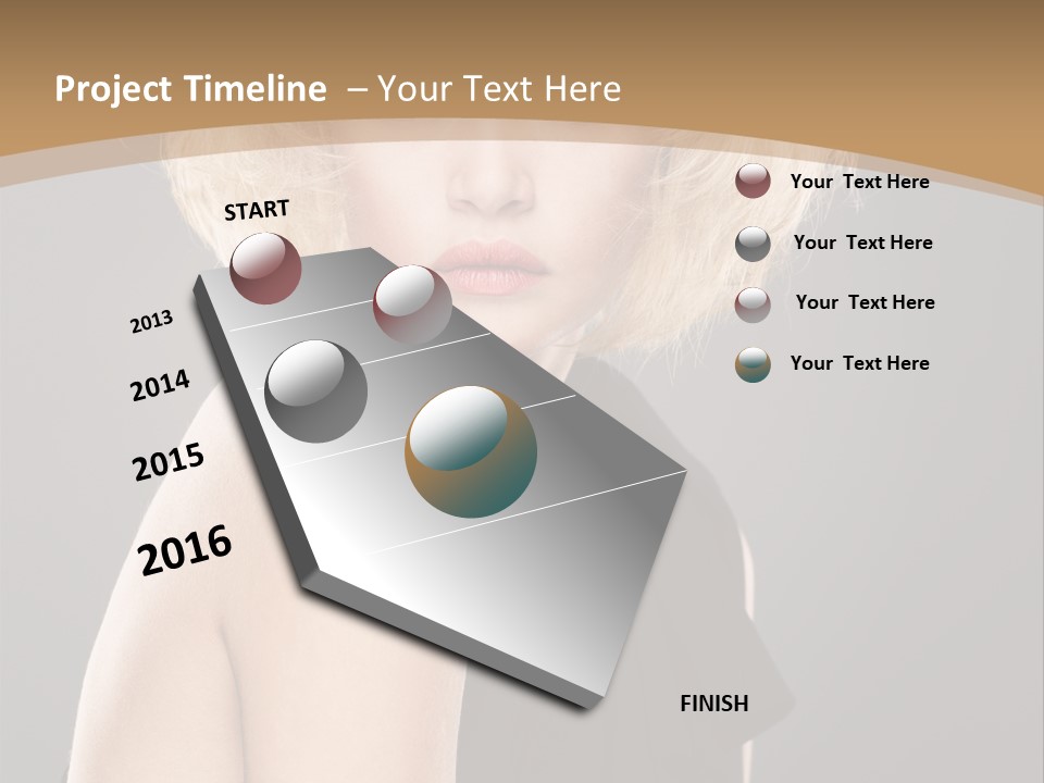 Bewitch Fashion Hair PowerPoint Template