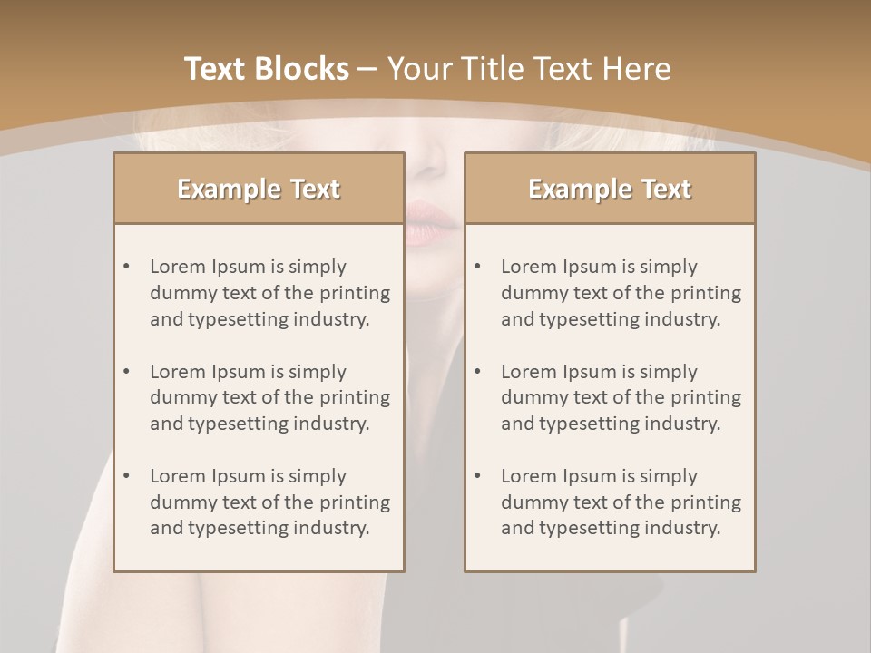 Bewitch Fashion Hair PowerPoint Template