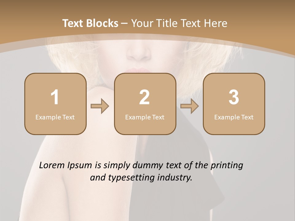 Bewitch Fashion Hair PowerPoint Template