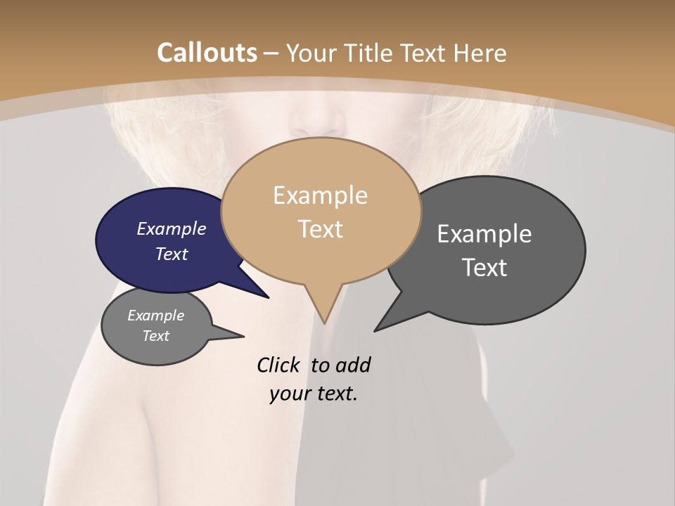 Bewitch Fashion Hair PowerPoint Template