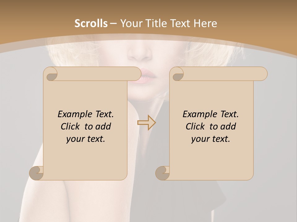 Bewitch Fashion Hair PowerPoint Template