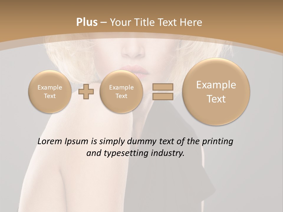 Bewitch Fashion Hair PowerPoint Template