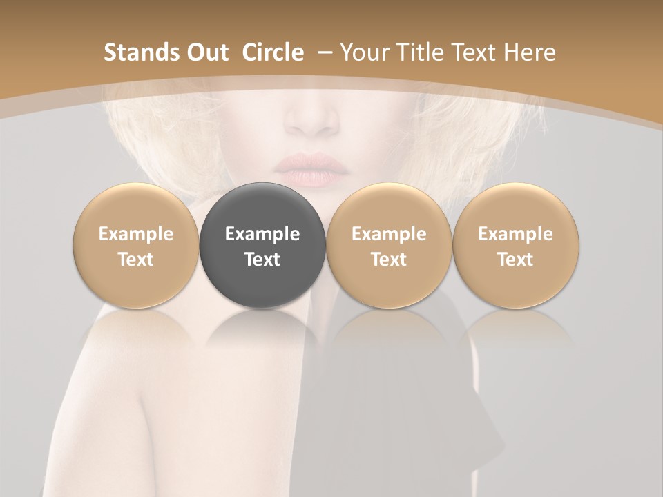 Bewitch Fashion Hair PowerPoint Template