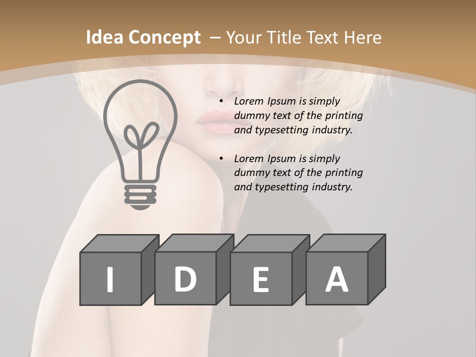 Bewitch Fashion Hair PowerPoint Template