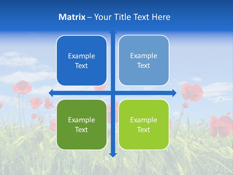 Botany Landscape Plants PowerPoint Template