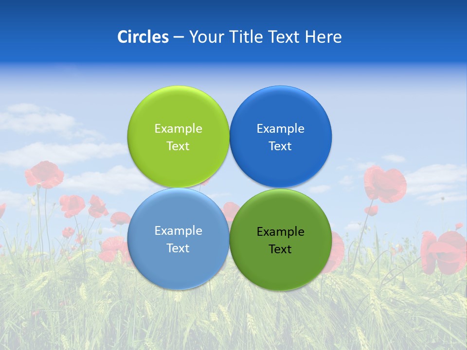 Botany Landscape Plants PowerPoint Template