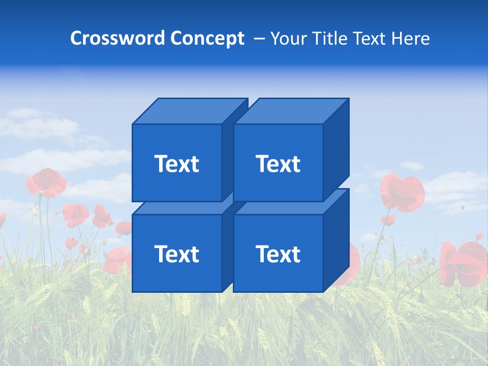 Botany Landscape Plants PowerPoint Template