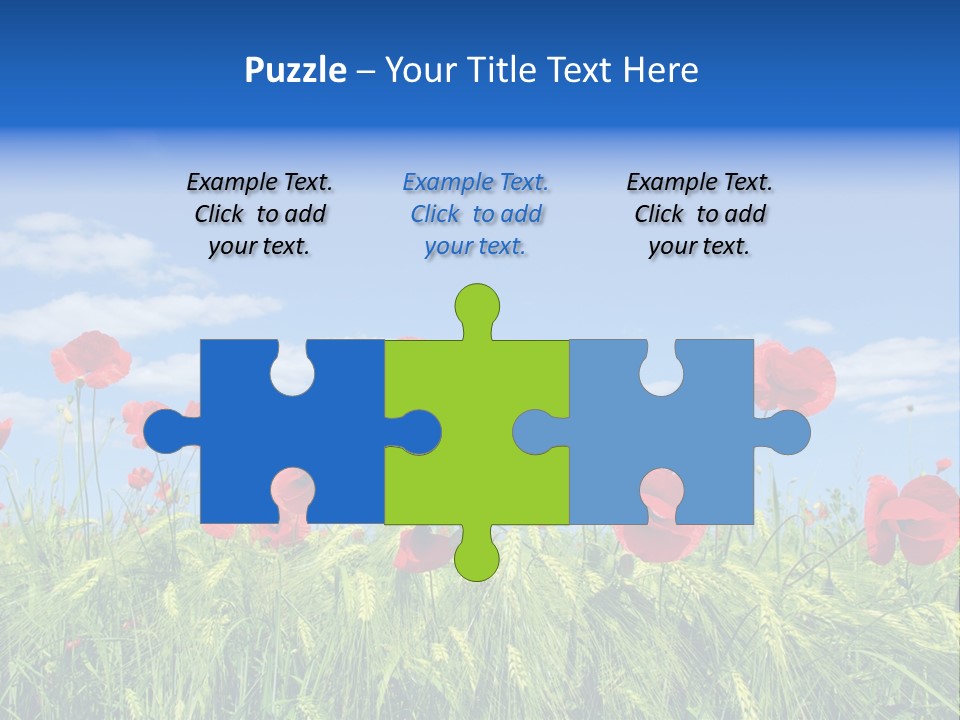 Botany Landscape Plants PowerPoint Template