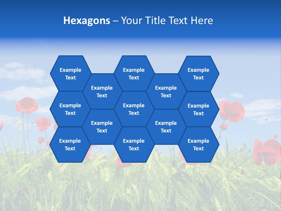 Botany Landscape Plants PowerPoint Template