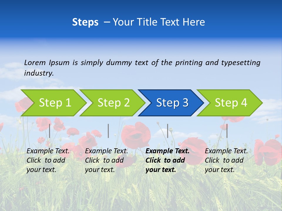 Botany Landscape Plants PowerPoint Template